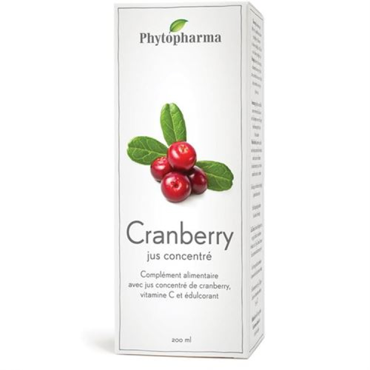 Συμπυκνωμένο ποτό Phytopharma Cranberry 200 ml