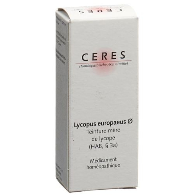 Ceres Lycopus europaeus Urtinkt Fl 20 ml