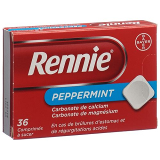 Παστίλιες Rennie Peppermint 36 τμχ