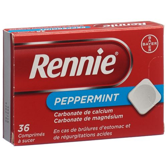Rennie Peppermint imeskelytabletit 36 ​​kpl