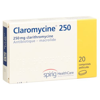 Klaromisin Filmtablet 250 mg 20 pcs