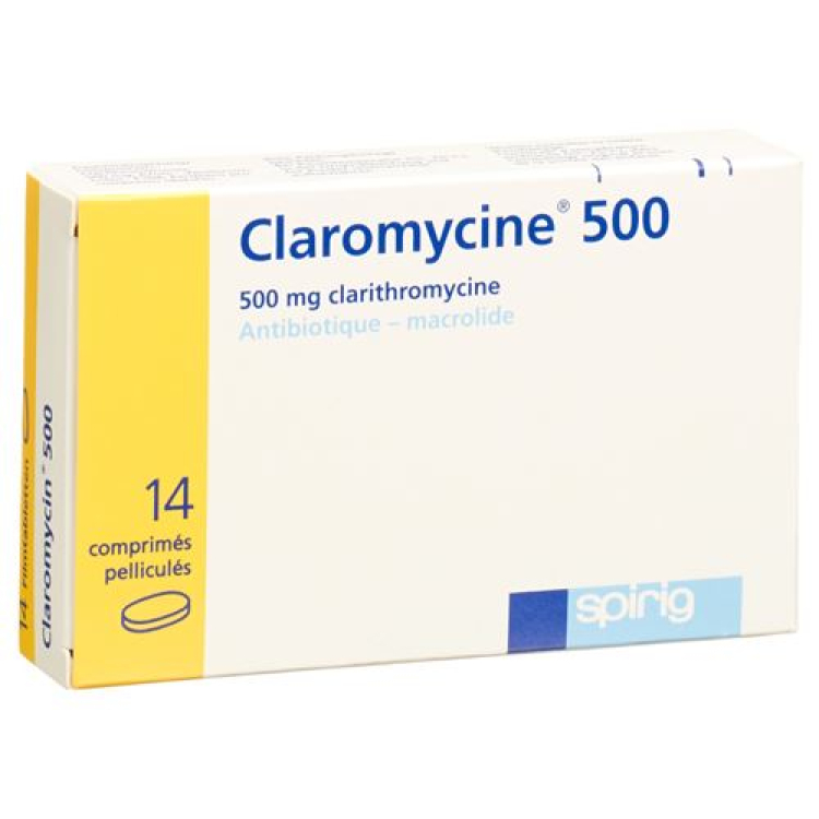 Claromycine Filmtablet 500 mg 14 st