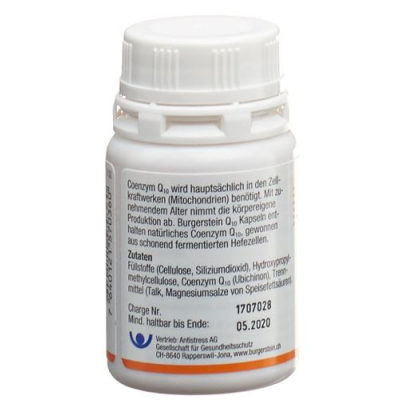 Burgerstein Coenzyme Q10 30 mg 60 kapslar