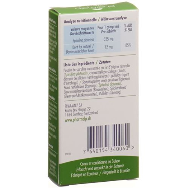 Pharmalp Spirul-1 30 comprimidos