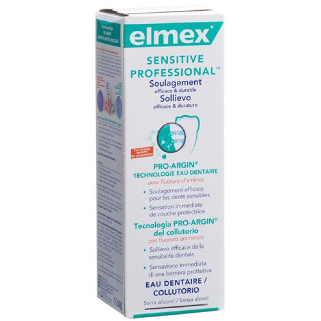 שטיפת שיניים elmex SENSITIVE PROFESSIONAL 400 מ"ל