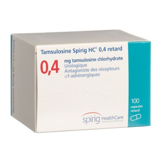 Tamsulosin Spirig HC Ret Kaps 0,4 mg 100 stk