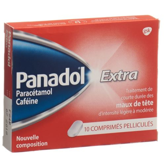 Paracetamol Extra Filmtabl 500 毫克 10 片