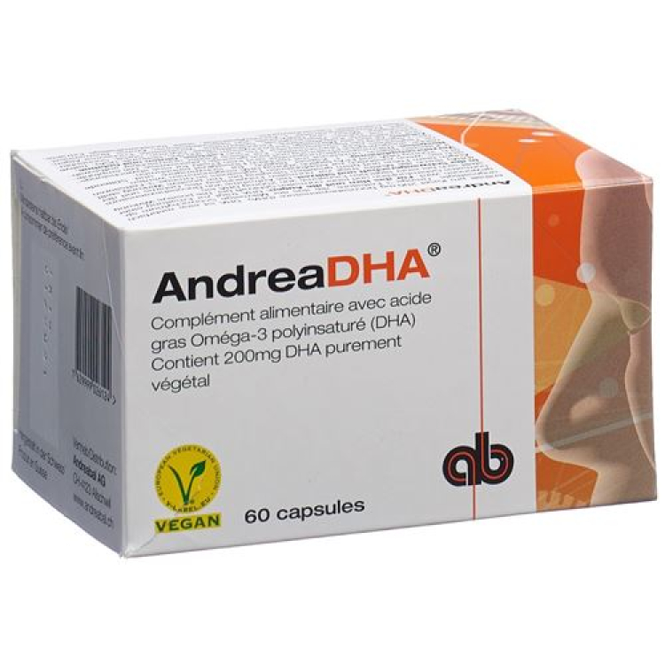 AndreaDHA Omega-3 Pure Vegetable 60 capsules