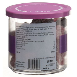 Adropharm Cassis blackberry soothing pastilles 140 g