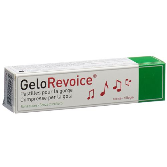 GeloRevoice pastilles pour la gorge cerise-menthol 20 pcs