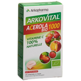 Arkovital Acerola Arkopharma Tabl 1000 mg organic 30 pcs