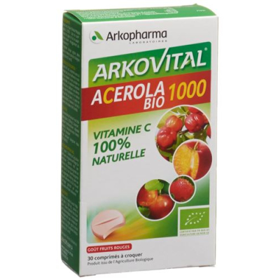 Acerola Bio 1000 30 дъвчащи таблетки