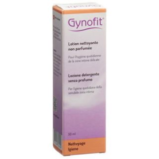 Gynofit loção de lavagem sem perfume embalagem de viagem 50 ml