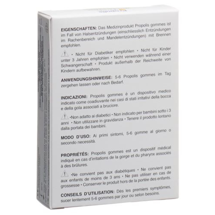 Propolis gommes honningeukalyptus 45 g