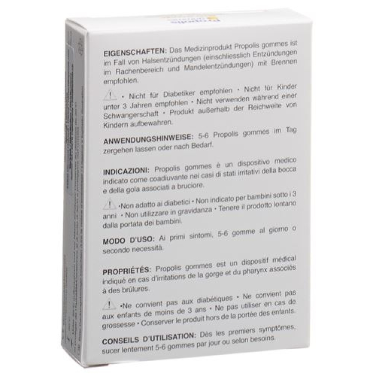 Propolis gommes mézes narancs 45 g