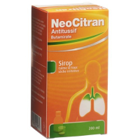 NeoCitran sirop antitussif 15 mg/10 ml 200 ml Glasfl