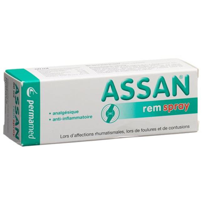 Assan rem Spray - Analgesic and Anti-inflammatory Spray for Joint and Muscle Pain