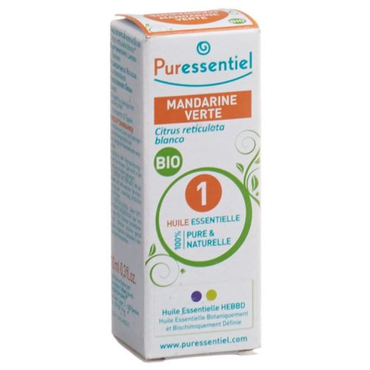 Puressentiel Mandarine ether / ប្រេងសរីរាង្គ 10 មីលីលីត្រ