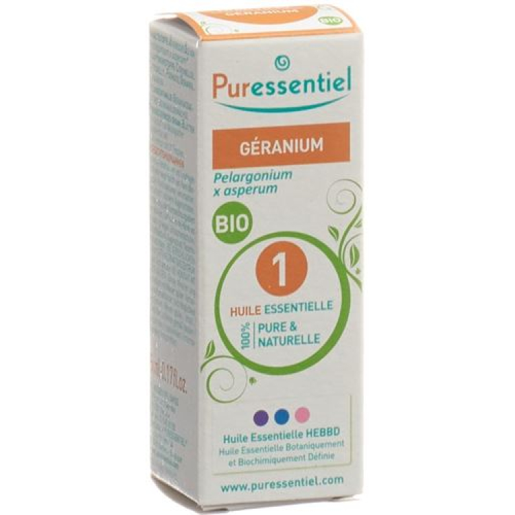 Puressentiel Geranium BLüten wohlriechend Äth/öl Bio 5 ml