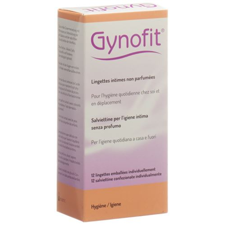 Gynofit İntim salfetlər Ətirsiz 25 ədəd