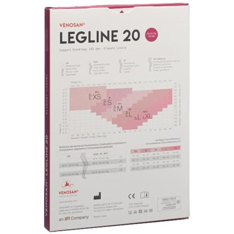 VENOSAN LEGLINE 20 A-T XS sahara 1 жұп