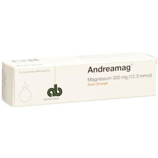 Andreamag effervescent tablet 300 mg with orange flavor 20 pcs