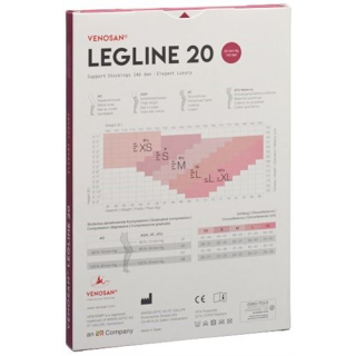 Venosan Legline 20 A-GHS XS жалаңаш 1 жұп