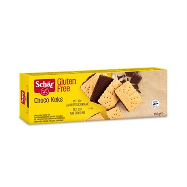 SCHÄR Biscotti m בסיס שוקולד ללא גלוטן 150 גרם