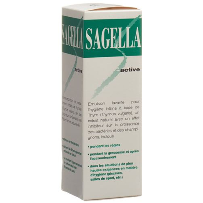 Sagella active washing lotion 250 ml