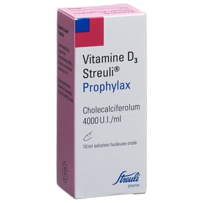 Vitamin D3 Streuli 4000 IU / ml oral həll 10 ml Profilaktika