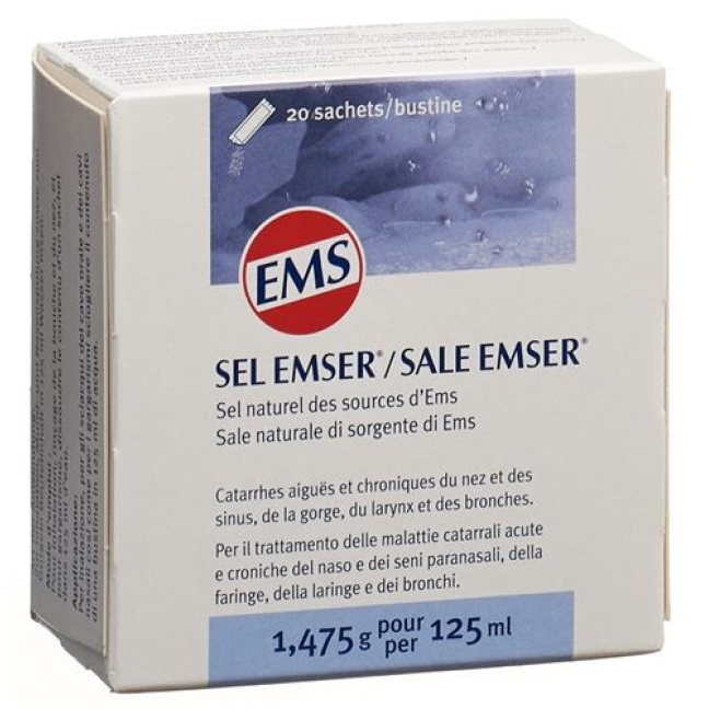 Emser nasal douche + 4 bags of nasal rinsing salt buy online