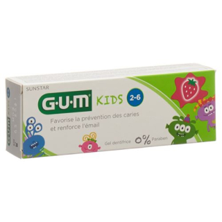 GUM SUNSTAR pasta de dientes infantil fresa 50ml