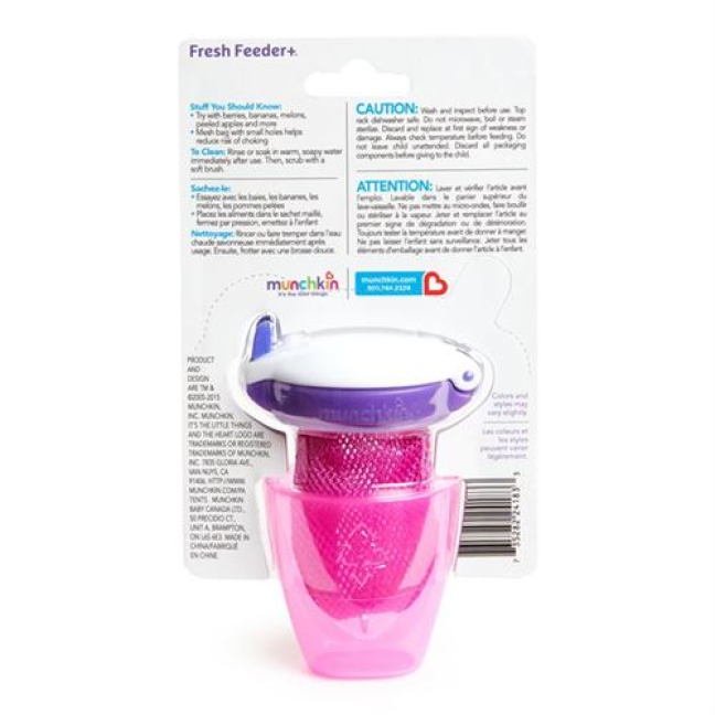 Munchkin fresh food teat with protective cap
