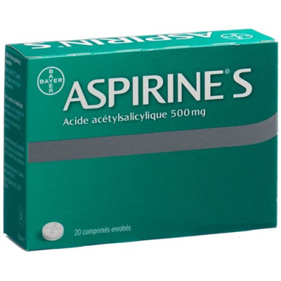 Aspirin 500 mg tbl S 20 kom