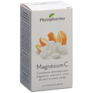 Phytopharma Magnesium C 120 tyggetabletter