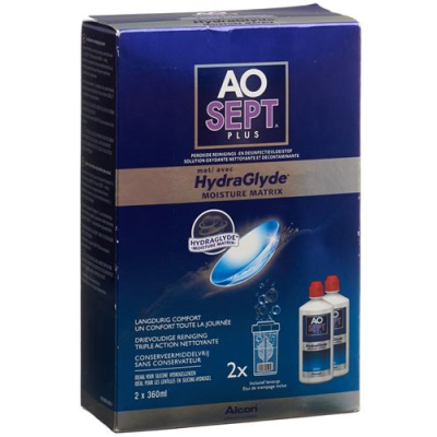 Aosept Plus s HydraGlyde 2 x 360 ml