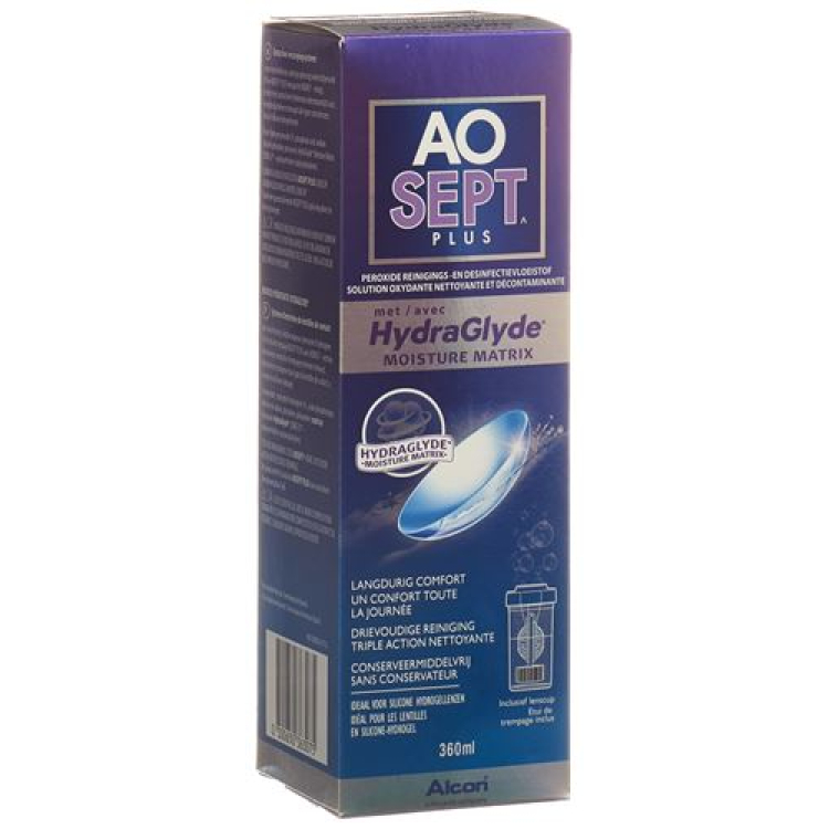 Aosept Plus koos HydraGlyde'iga 360 ml