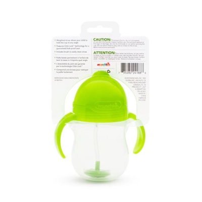 Munchkin Straw Tip & Sip 207ml 6M+Click-Lock