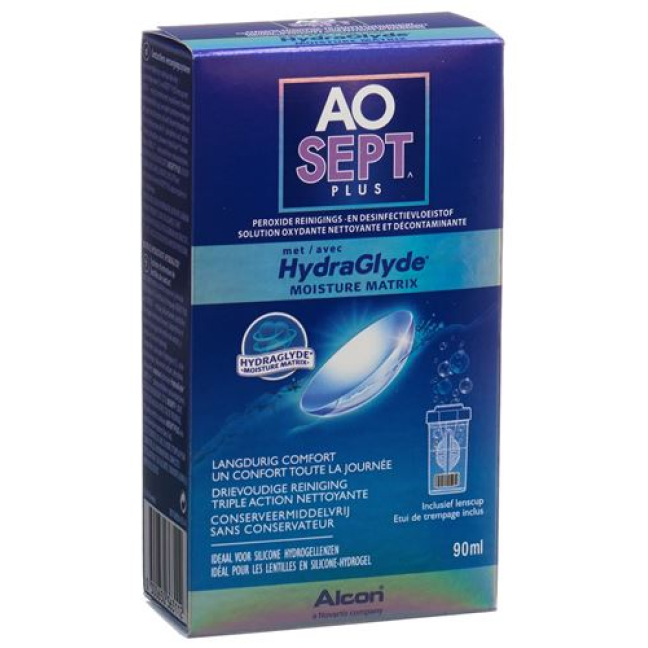 Aosept Plus with HydraGlyde 90ml