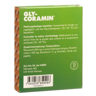 Gly-Coramin lozenges 125 mg 30 pcs