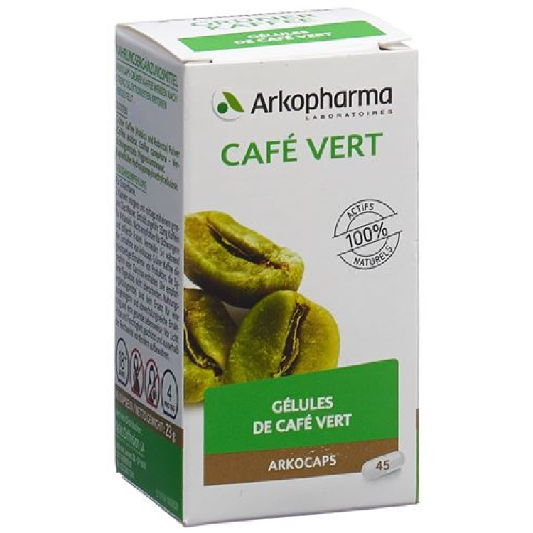 Arkocaps gröna kaffekapslar växtbaserade 45 st