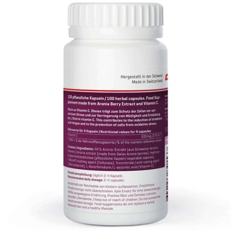 Kingnature Aronia Vida ekstrakt 500 mg 100 kapsula