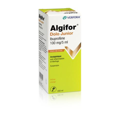 Algifor Dolo Junior Susp 100 mg / 5ml Fl 200 ml