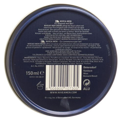 Nivea Men Cream 150ml