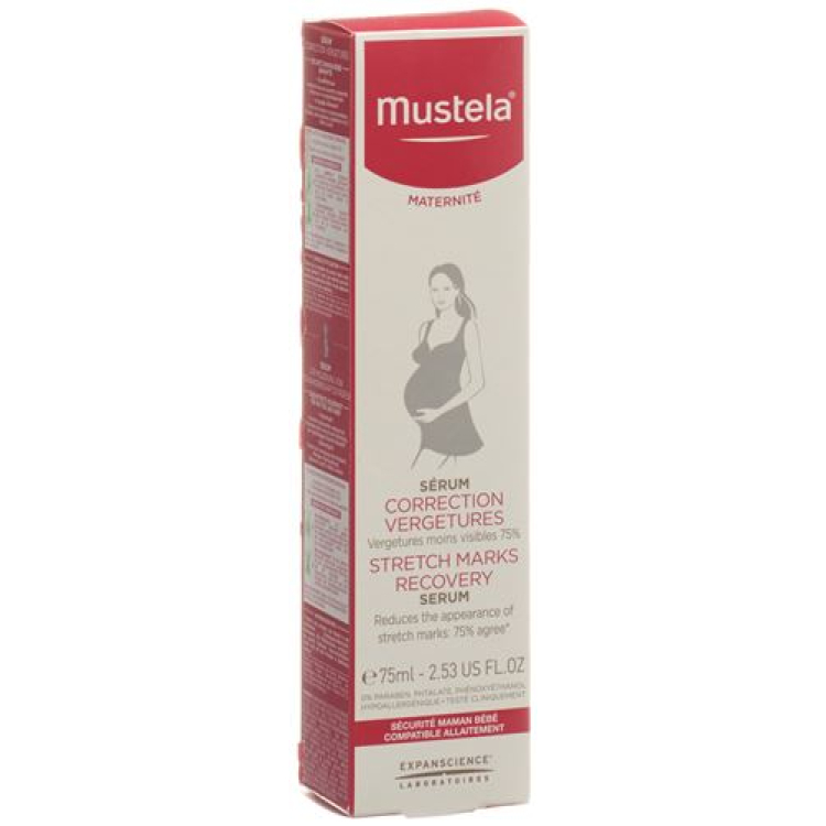 Mustela gravidserum graviditetslindrande remsa 75 ml