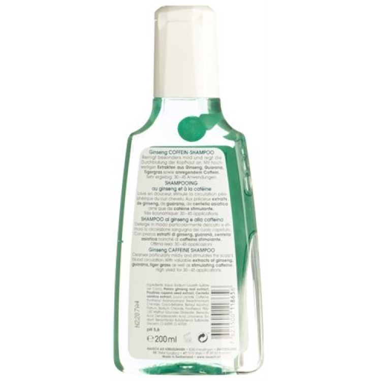 Bruit de ginseng Shampoing à la caféine 200 ml