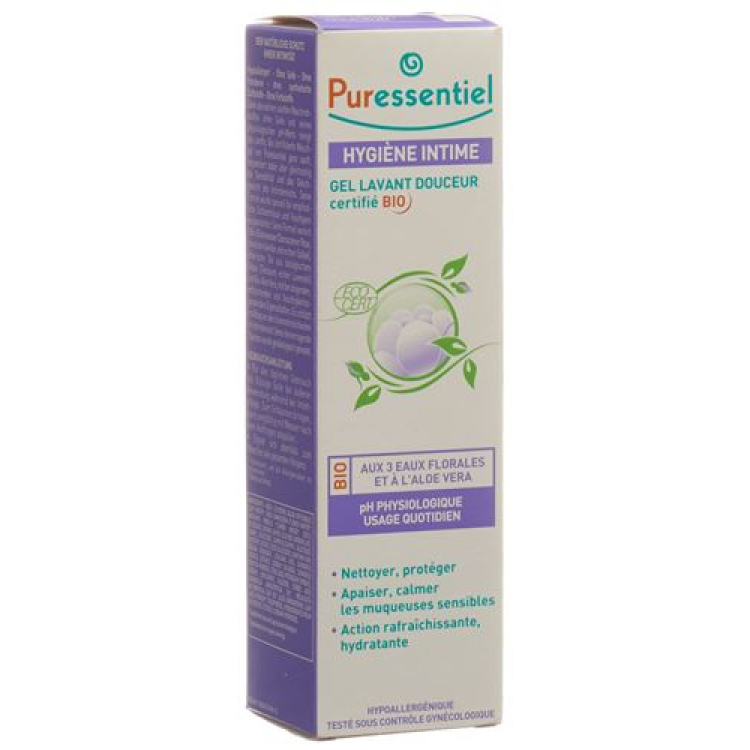 Puressentiel gel pembersih lembut Bio untuk kebersihan intim 250 ml