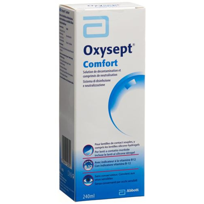 محلول مطهر Oxysept Comfort بفيتامين B12 + تحييد