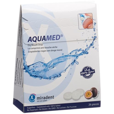 Miradent AQUAMED pastilka na sucho v ústach 60 g