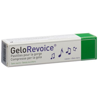 GeloRevoice Throat Lozenges Cassis-Menthol 20 pcs